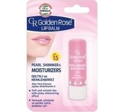 Golden Rose Lip Balm SPF15 Pearl Shimmer Moisturisers