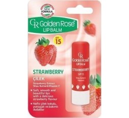 Golden Rose Lip Balm Strawberry SPF15