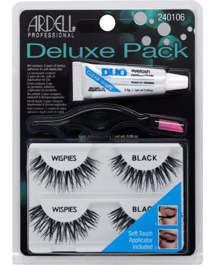 Ardell Deluxe Pack Wispies Black