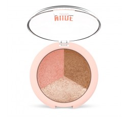 Golden Rose Nude Look Baked Trio Face Powder 19,5g