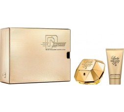 Paco Rabanne Lady Million Eau De Parfum 50ml + Body Lotion 75ml Gift Set 