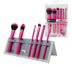 Royal & Langnickel Brushes - Moda Total Face 7pc Brush Set Pink