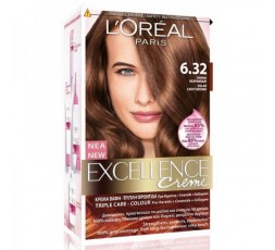 L'Oreal Excellence Creme 6.32 Ξανθό Κεχριμπάρι 48ml