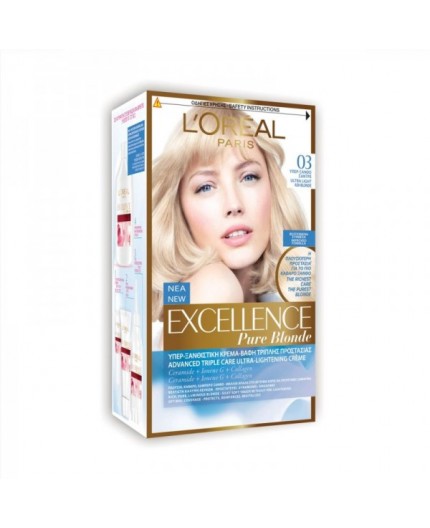 L'Oreal Excellence Creme 03 Υπέρ Ξανθό Σαντρέ 48ml