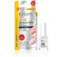 Eveline Nail Therapy - 8in1 Total Action Sillver Shine 12ml
