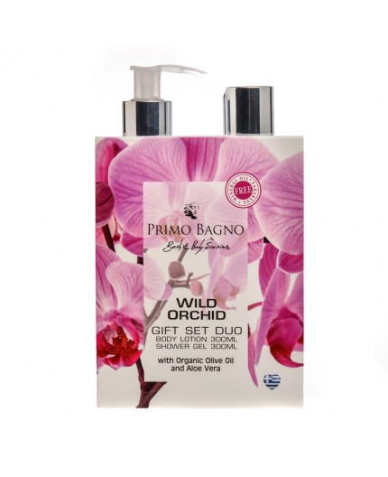 Primo Bagno Wild Orchid Gift Set Duo - Body Lotion 300ml + Shower Gel 300ml
