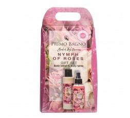 Primo Bagno Nymph Of Roses Gift Set Body Lotion 150ml & Body Mist 140ml