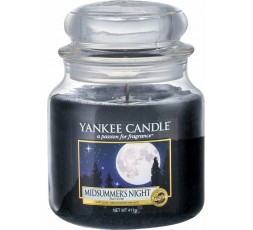 Yankee Candle Κερί σε Γυάλινο Δοχείο Medium σειρά Midsummers Night 411g
