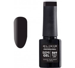 Elixir Semigel Ημιμόμινο Βερνίκι 569 Black Lust 5ml