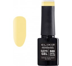 Elixir Semigel Ημιμόμινο Βερνίκι 555 Pastel Yellow 5ml