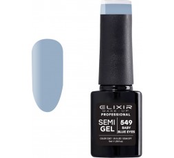Elixir Semigel Ημιμόμινο Βερνίκι 549 Baby Blue Eyes 5ml