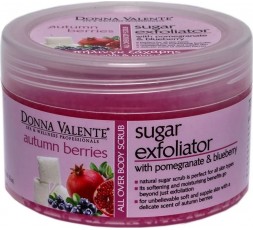 Donna Valente Body Sugar Exfoliator Pomegranate & Blueberry 600gr
