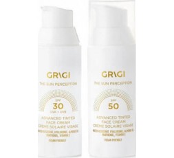 Grigi The Sun Perception Tinted Face Cream SPF30 50ml & Tinted Face Cream SPF50 50ml