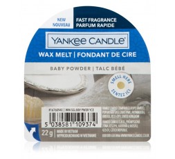 Yankee Candle Αρωματική Τάρτα - Κερί σειρά Baby Powder 22gr