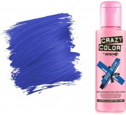 Crazy Color Ημιμόνιμη Κρέμα-Βαφή Μαλλιών 59 Sky Blue 100ml 