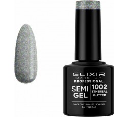 Elixir Semigel Ημιμόμινο Βερνίκι 1002 Ethereal Glitter 8ml