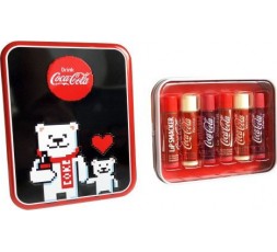 Lip Smacker Coca Cola Polar Bear Tin Can Box Collection Σετ Lip Balm 6x4gr