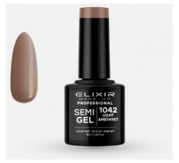 Elixir Semigel Ημιμόμινο Βερνίκι 1042 Light Amethyst 8ml