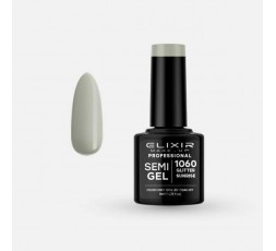 Elixir Semigel Ημιμόμινο Βερνίκι 1060 Glitter Sunrise 8ml