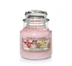 Yankee Candle Κερί σε Γυάλινο Δοχείο Small σειρά Fresh Cut Roses