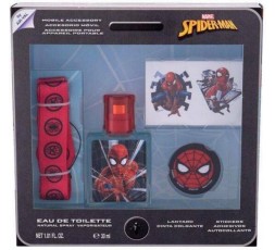 Spiderman Σετ για Παιδιά Eau de Toilette 30ml, Stickers, Μπρελόκ & Mobile Phone Holder 