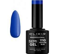 Elixir Semigel Ημιμόμινο Βερνίκι 1110 Mexican Blue 8ml