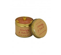 Bomb Cosmetics Honey & Peach Tinned Candle 243g