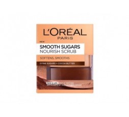 L'Oreal Paris Smooth Sugars Nourish Face & Lip Scrub 50ml