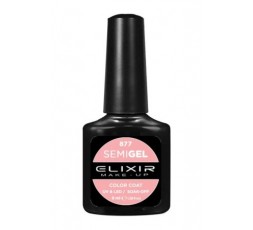 Elixir Semigel Ημιμόνιμο βερνίκι - 877 (Light Pink) 8ml