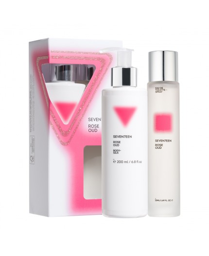 Seventeen Rose Oud Set Eau De Toilette 50ml & Body Silk 200ml