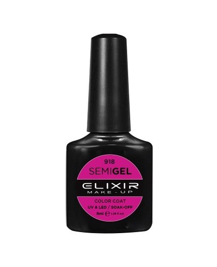 Elixir Semigel Ημιμόνιμο βερνίκι – 918 (Red Violet) 8ml