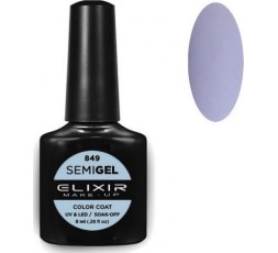 Elixir Semigel Ημιμόνιμο βερνίκι - 849 (Baby blue eyes) 8ml