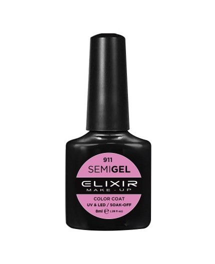 Elixir Semigel Ημιμόνιμο βερνίκι – 911 (Cerise) 8ml