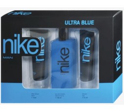 Nike Ultra Blue Man Gift Set Eau De Toilette 100ml & After Shave 75ml & Shower Gel 75ml 